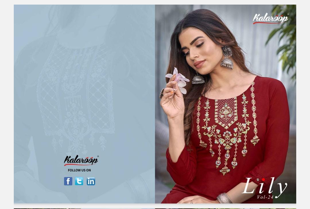 Kalaroop kurti Lily 24